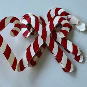 Candy Cane Paper Garland